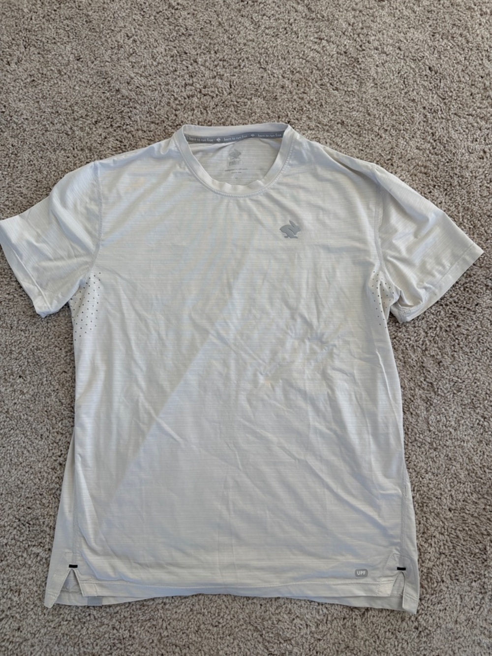 Rabbit Men's Small Snow White UPF Tee SS